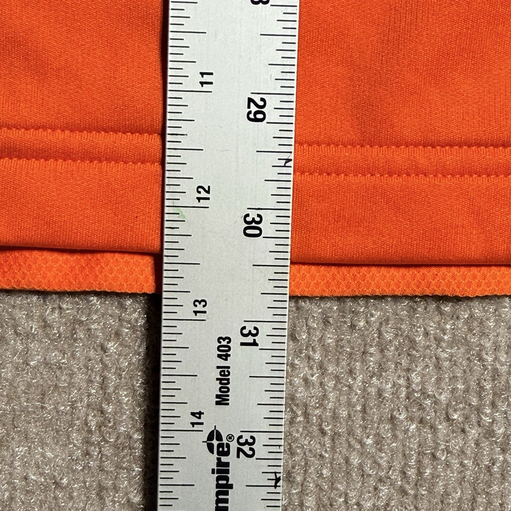 Under Armour Shirt Mens 3XL Orange Combine Training HeatGear V-Neck Gym Tee - Picture 9 of 16